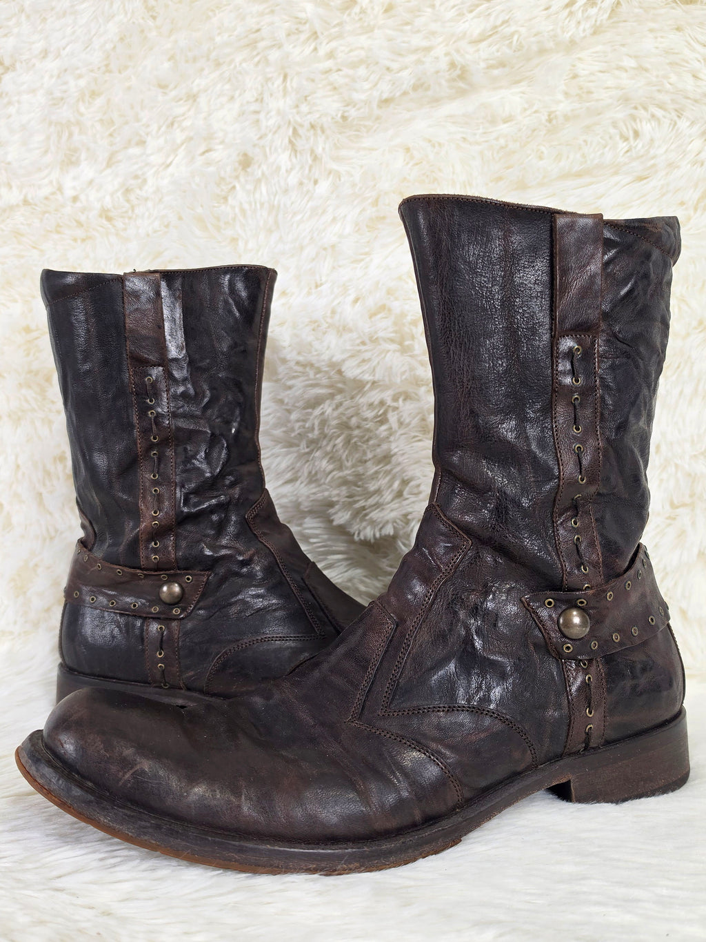 Italian Western Leather Boots