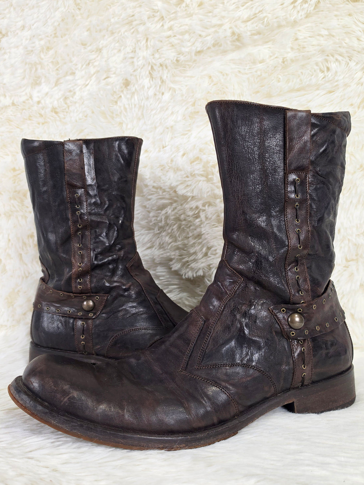Italian Western Leather Boots