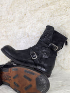 A.S.98 Double Belt Leather Boots
