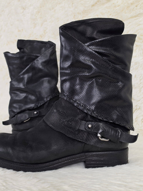 A.S.98 Double Leather Layer Boots