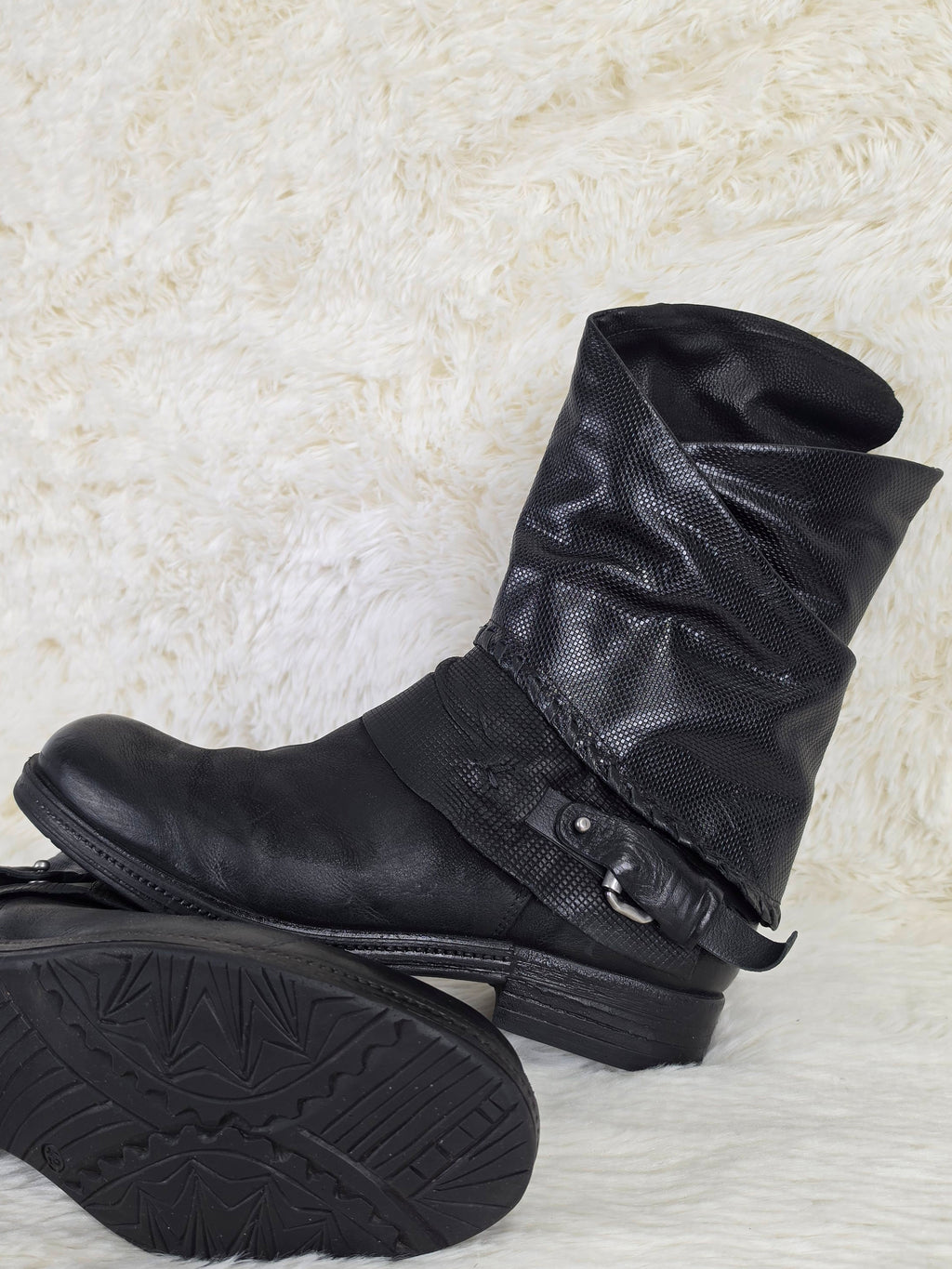 A.S.98 Double Leather Layer Boots