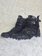 Leather Charms 'n Belts Boots