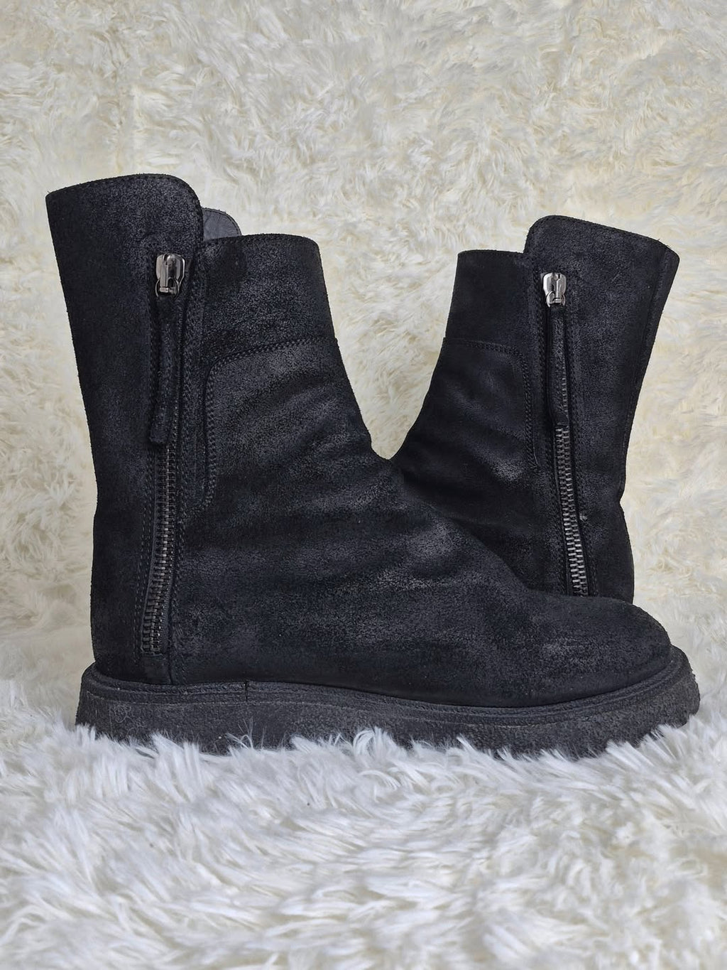 Cinzia Araia Distressed Leather Boots