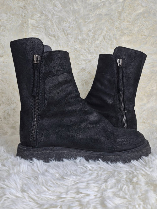Cinzia Araia Distressed Leather Boots