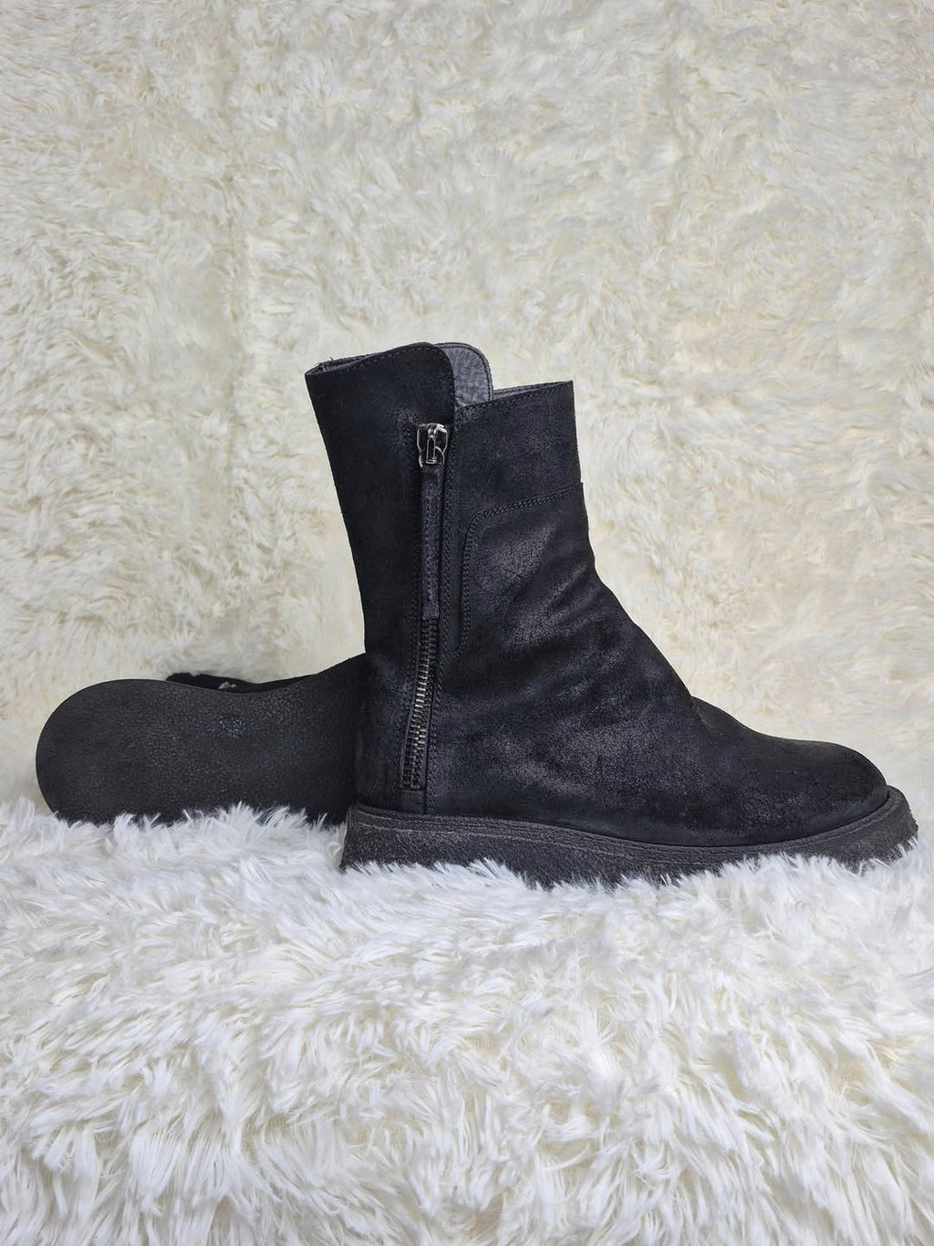 Cinzia Araia Distressed Leather Boots