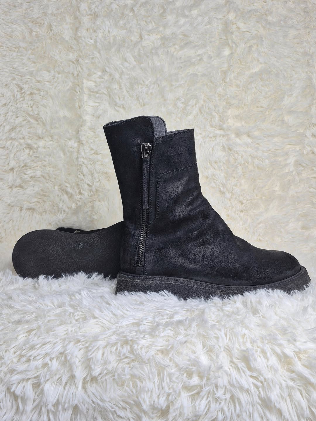 Cinzia Araia Distressed Leather Boots