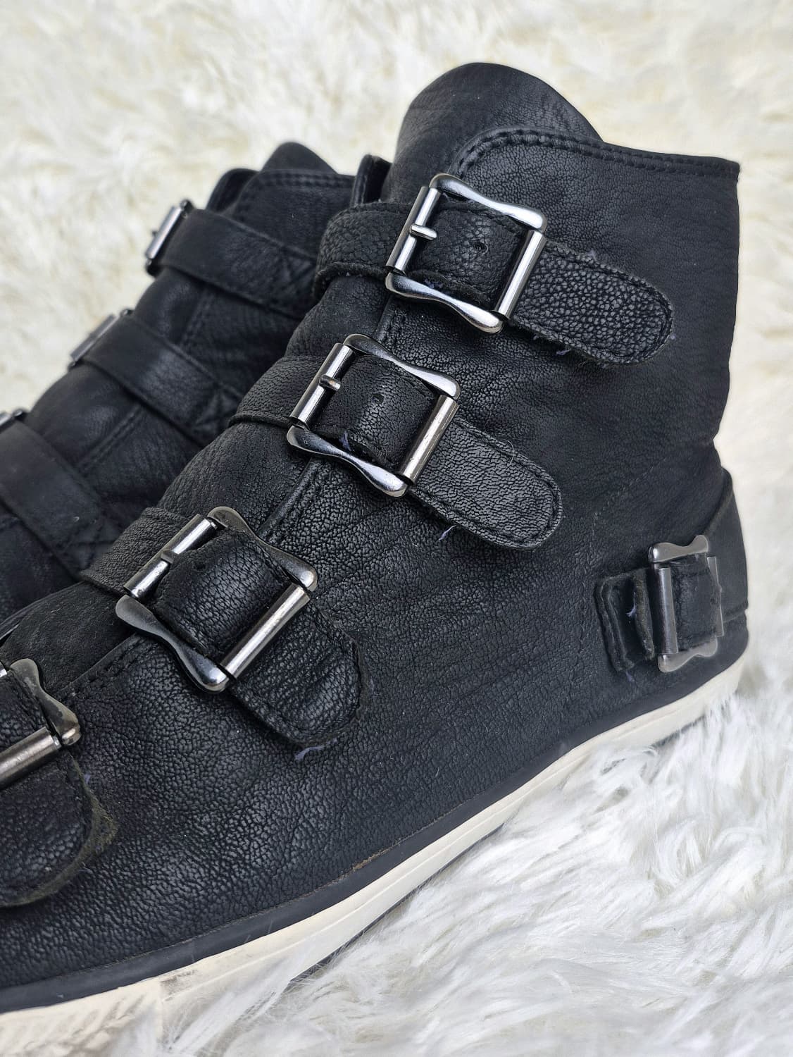 ASH Textured Leather Sneakers