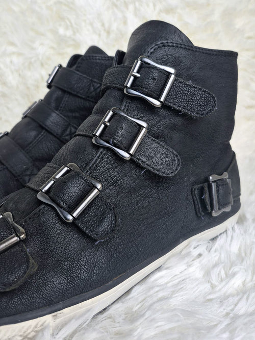 ASH Textured Leather Sneakers