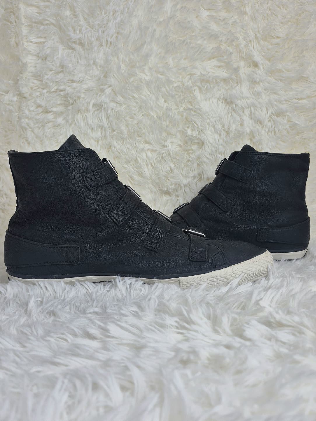 ASH Textured Leather Sneakers