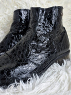 New Rock Glossy Steel Heel Boots