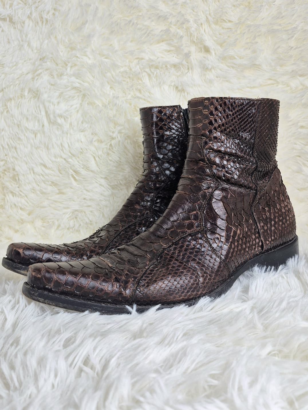 Italian Python Boots