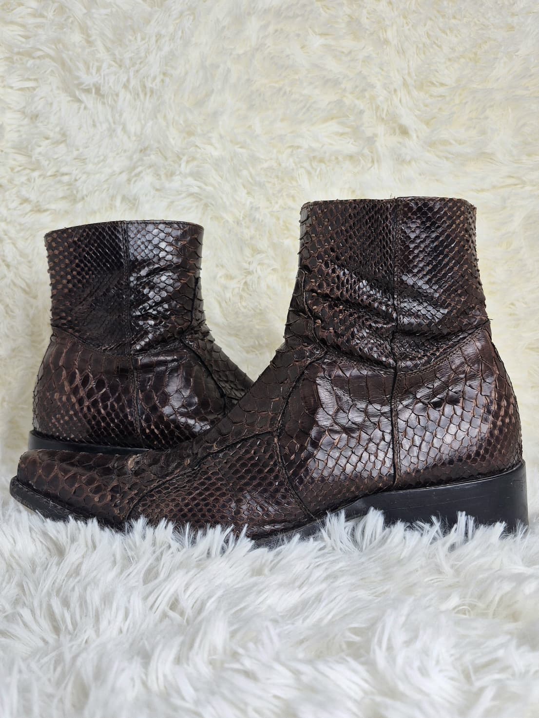Italian Python Boots