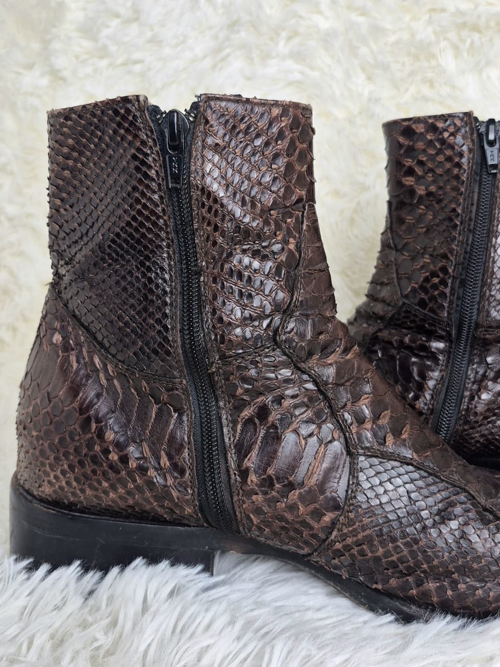 Italian Python Boots