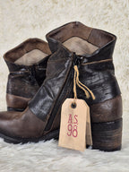 A.S.98 Earthy Leather-Wrapped Boots