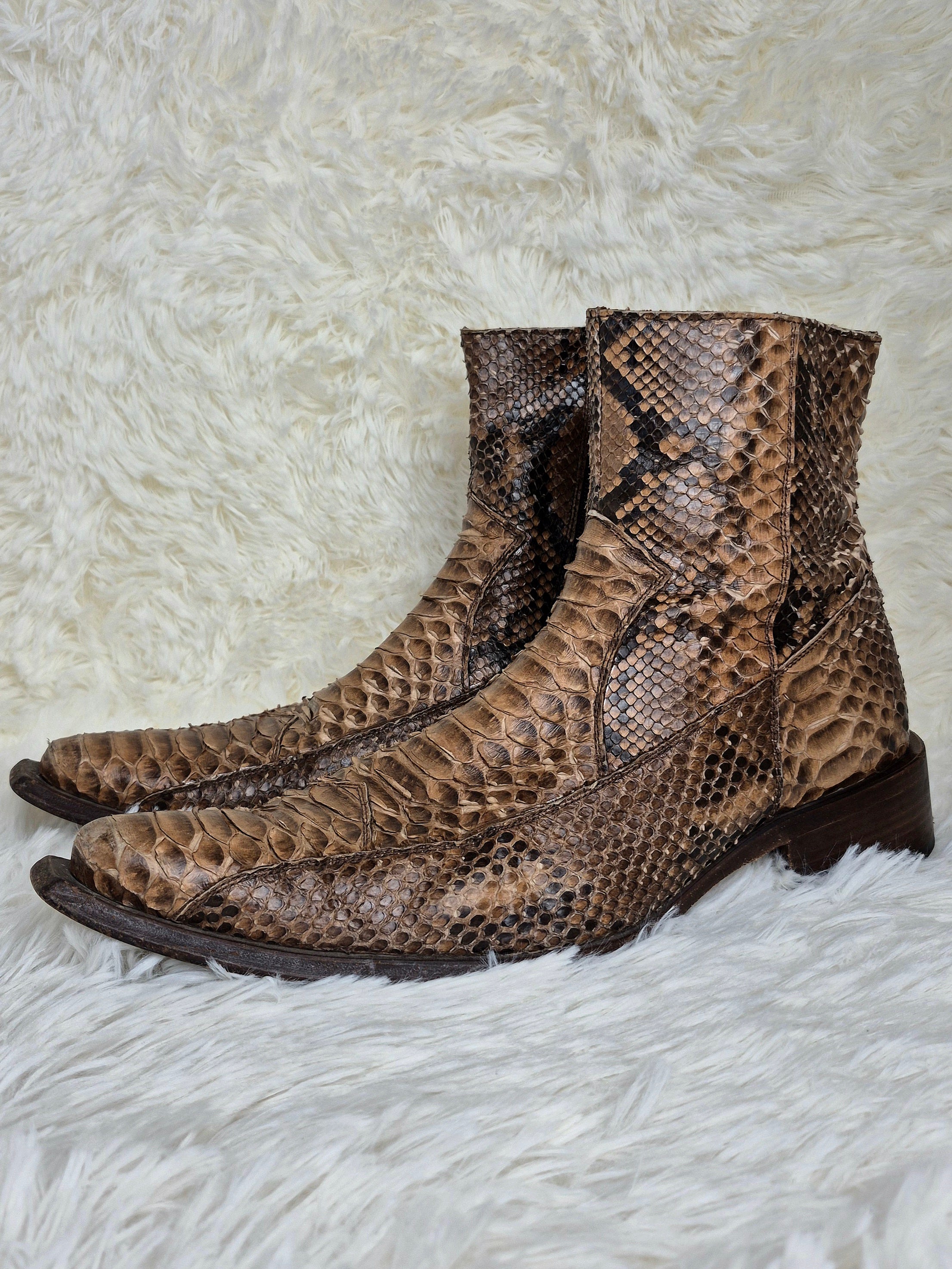 Italian Python Boots