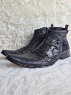 Roberto Cavalli Studded Leather Boots