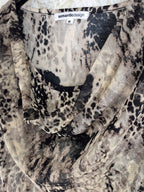 Semantic Design Leopard Mesh Tee