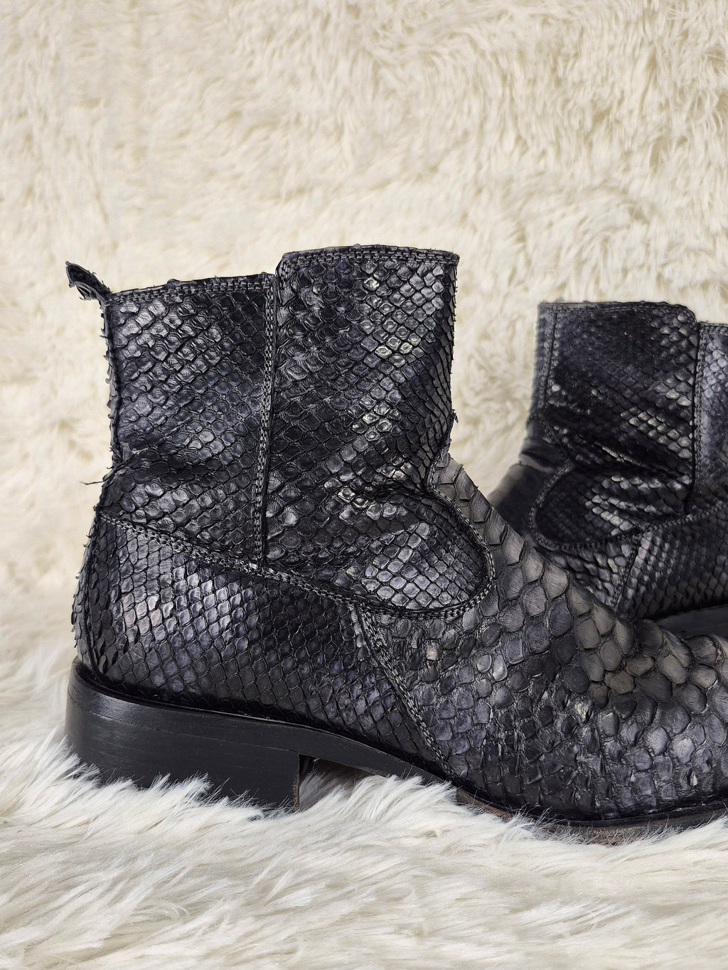 Italian Python Boots