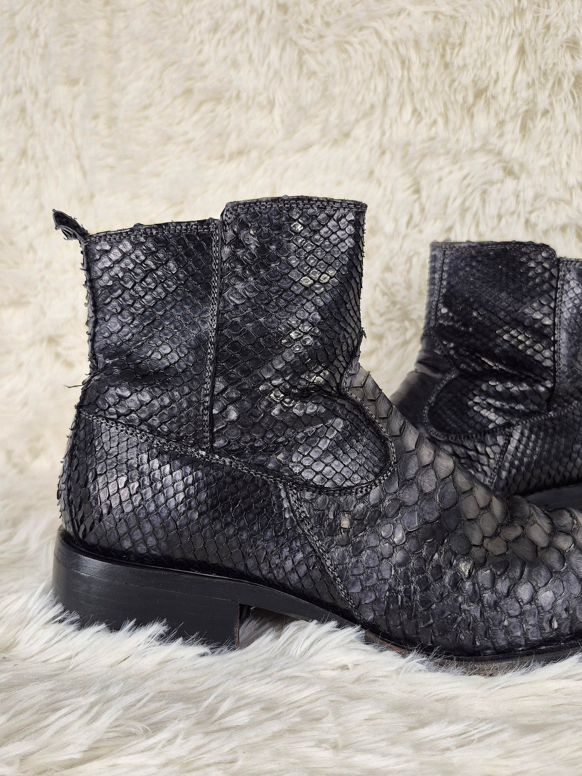 Italian Python Boots
