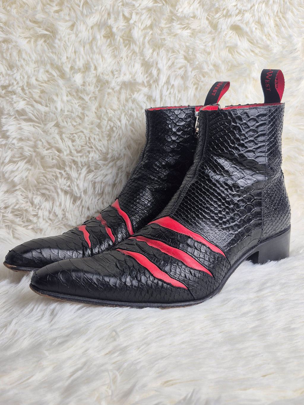 Jeffery West Red Clawmark Boots