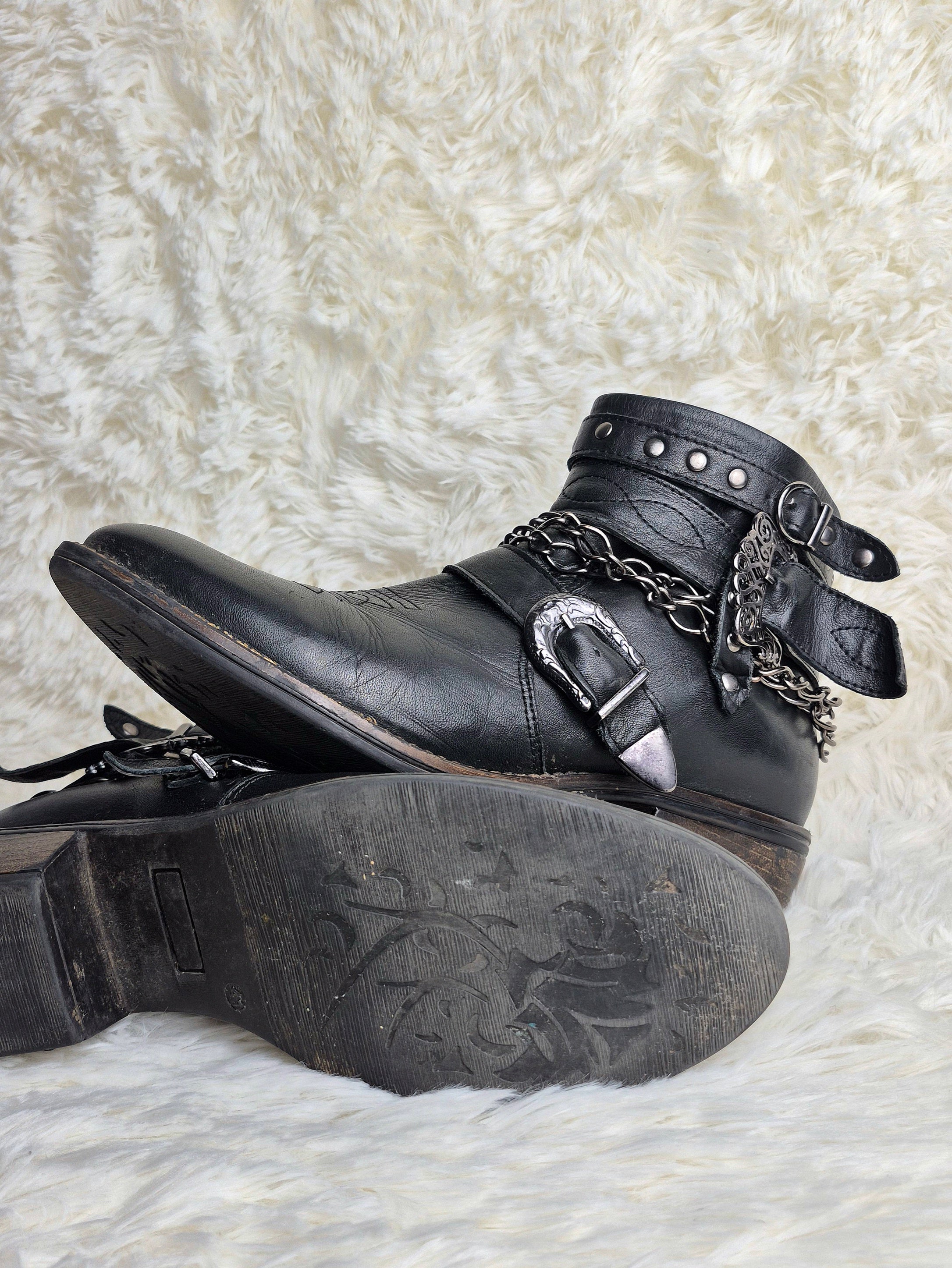 Italian Metal Charmed Boots