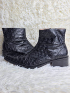 Italian Embossed Python Boots