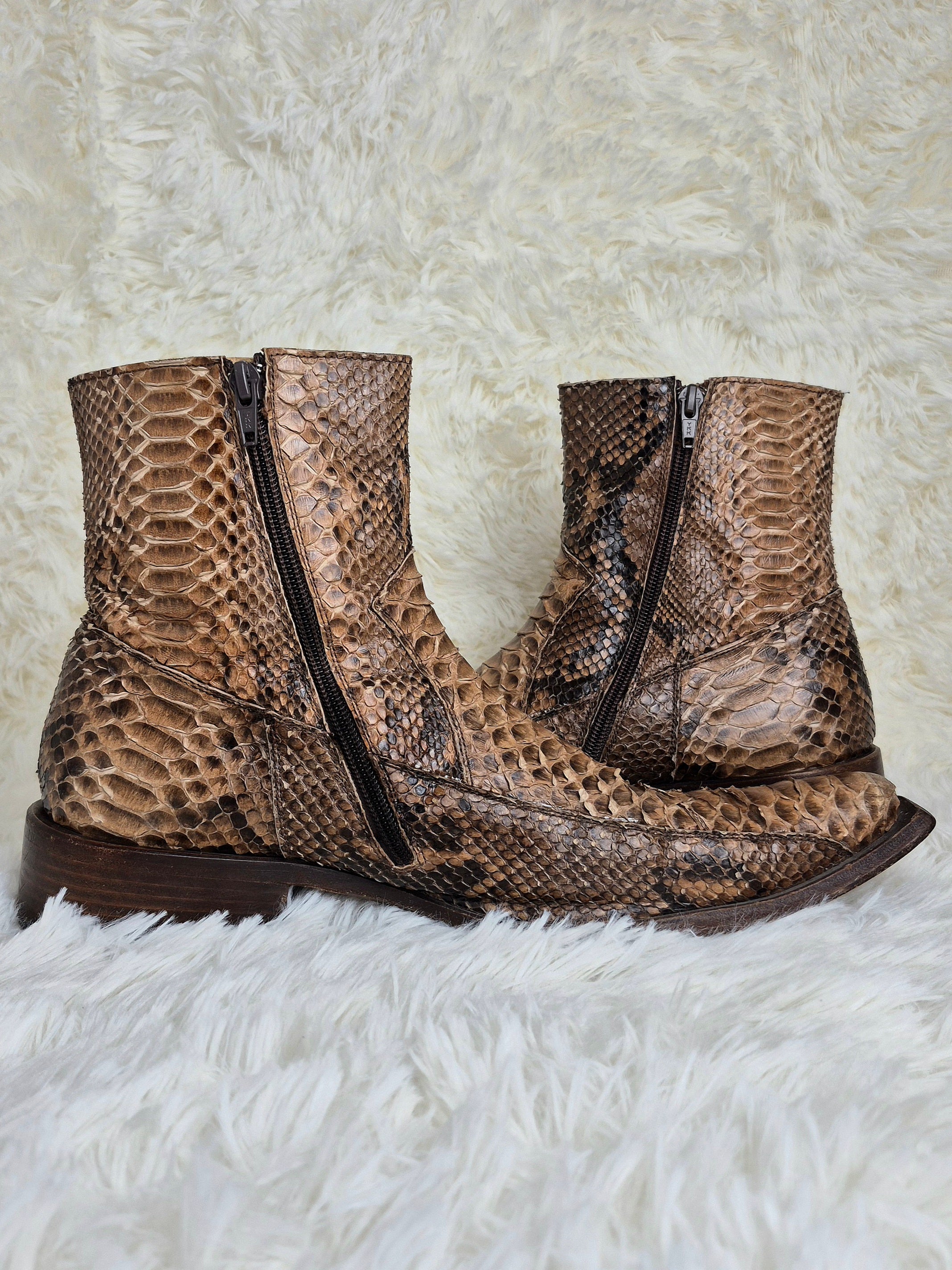 Italian Python Boots