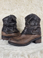 A.S.98 Earthy Leather-Wrapped Boots