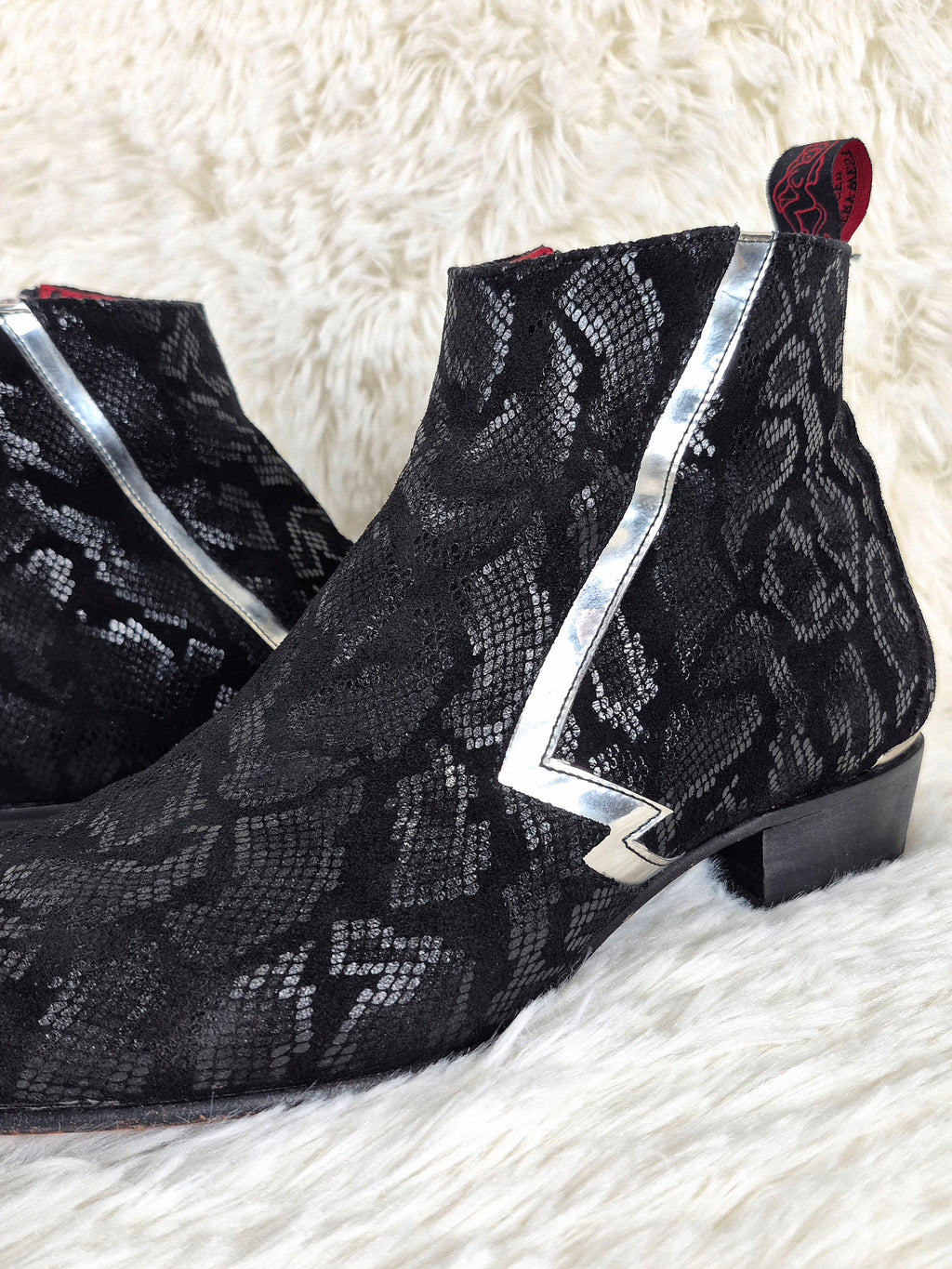 Jeffery West Metallic Charmed Boots