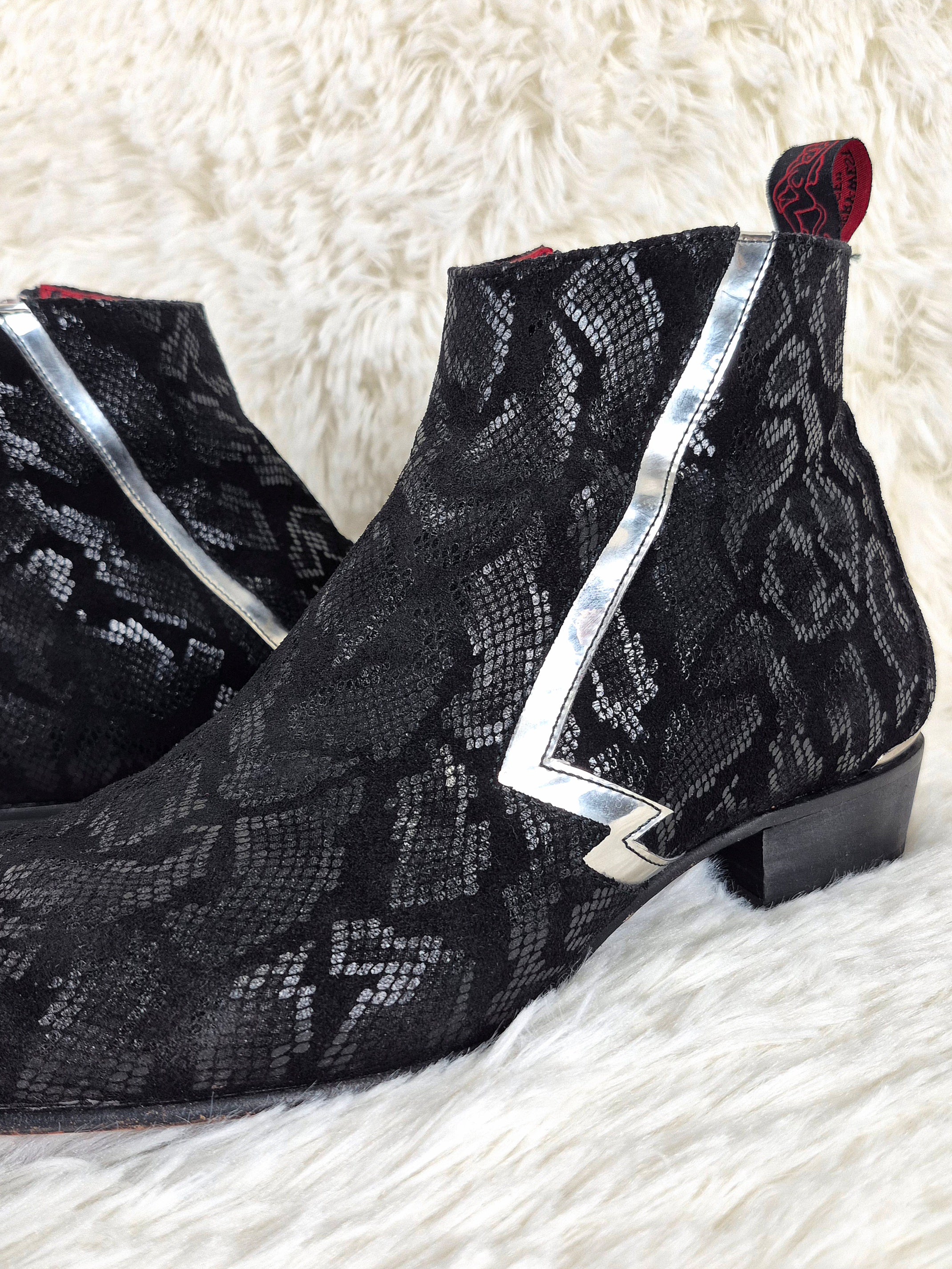 Jeffery West Metallic Charmed Boots