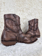 Italian Braided Stitch Boots