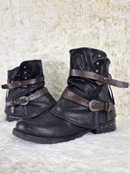 Charmed Black Leather Boots
