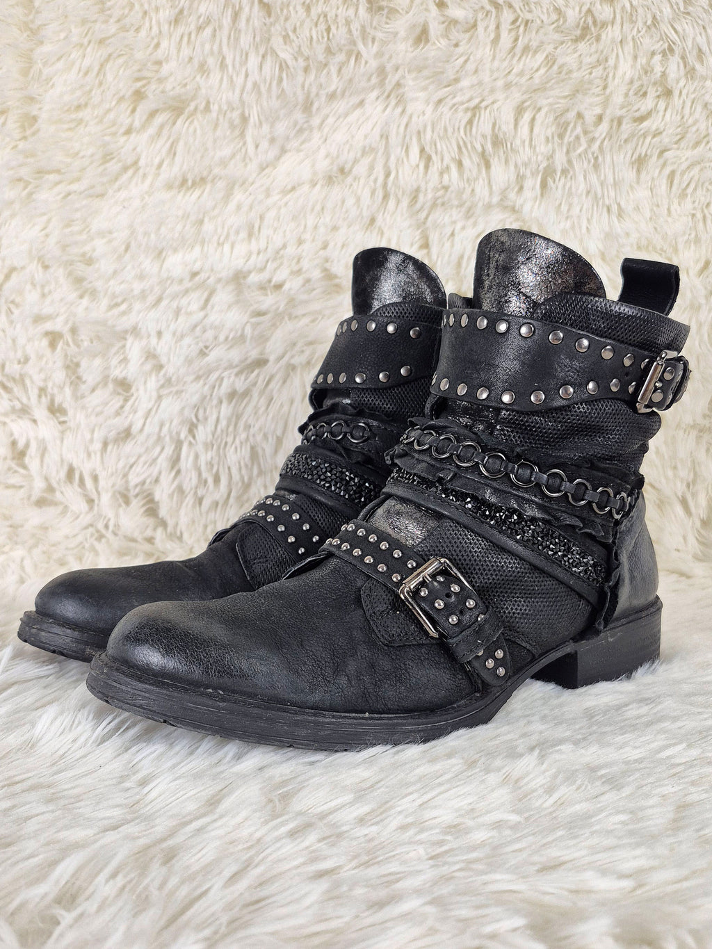 Mjus Silver Charmed Boots