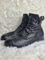 A.S 98 Leather Studded Flap Boots