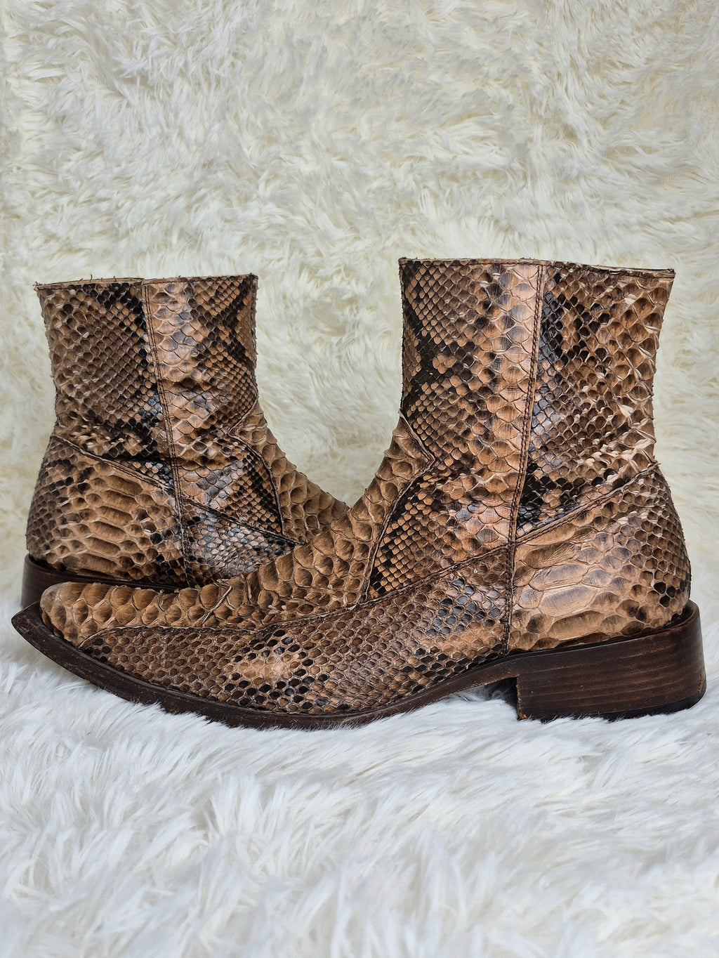 Italian Python Boots