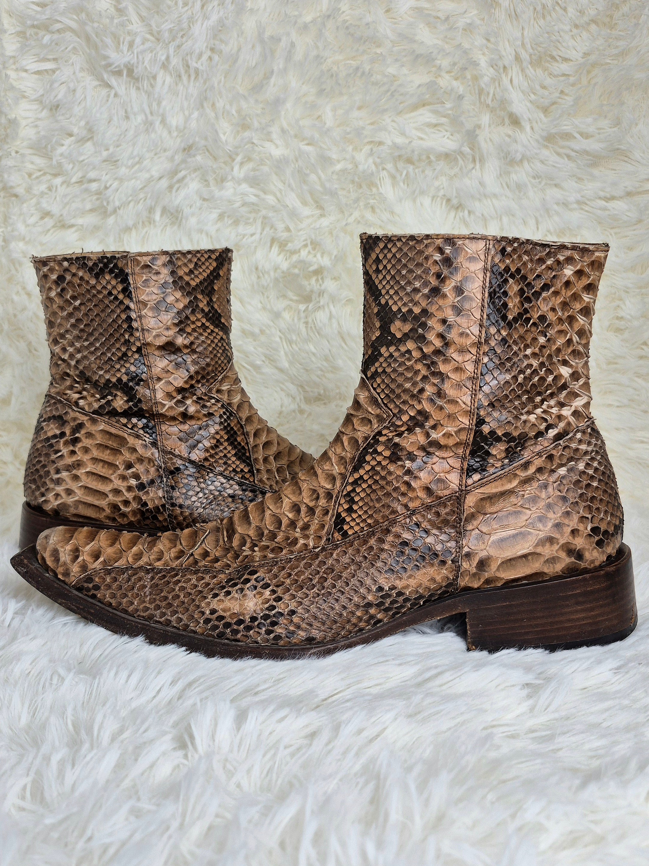 Italian Python Boots