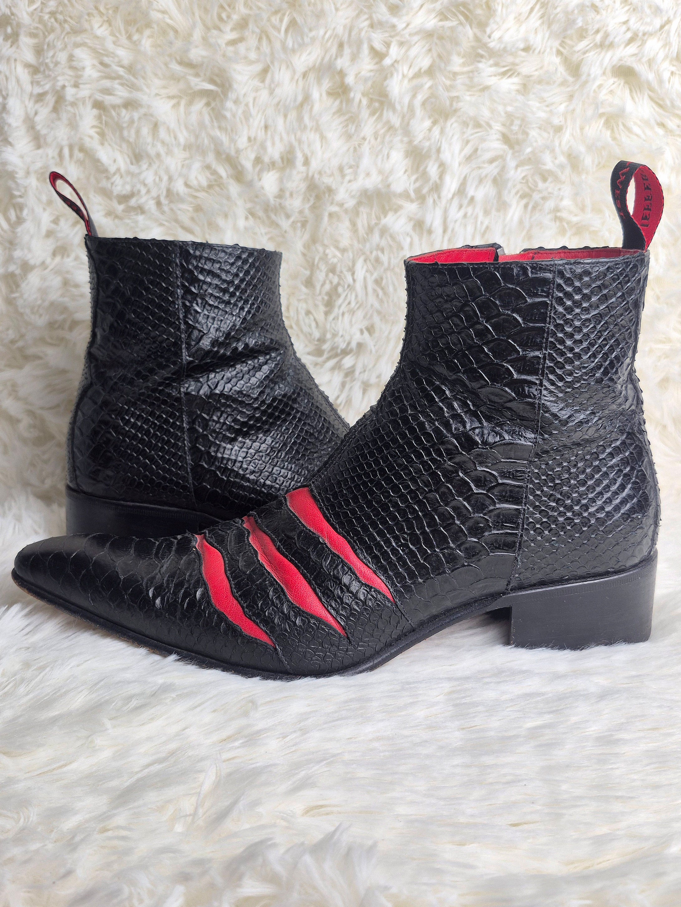 Jeffery West Red Clawmark Boots