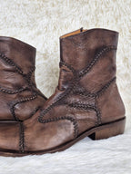 Italian Braided Stitch Boots