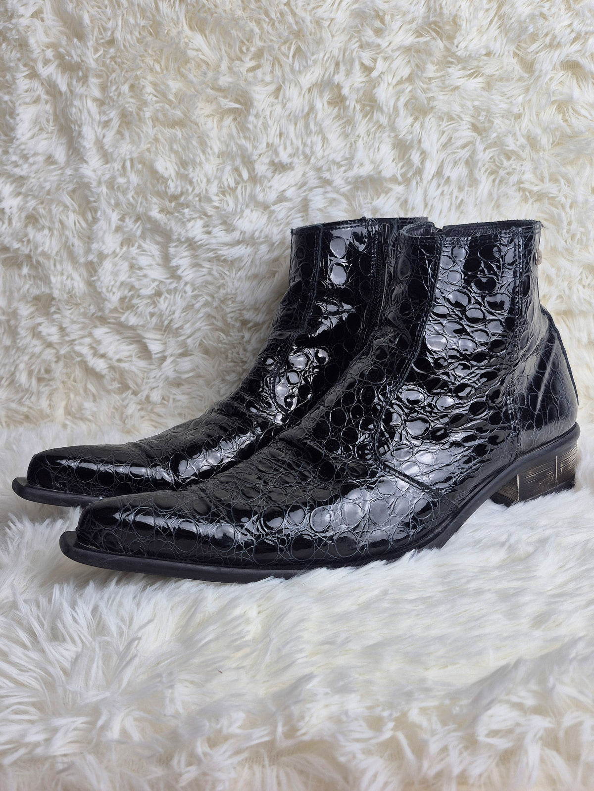 New Rock Steel Heel Boots