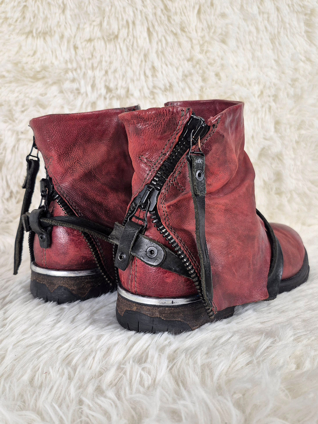 A.S.98 Leather Wrap Boots
