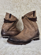 A.S.98 Slouched Double Zipper Boots
