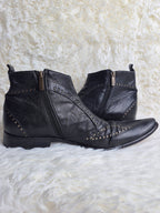 Roberto Cavalli Studded Leather Boots