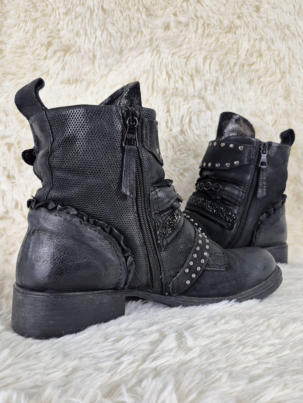 Mjus Silver Charmed Boots