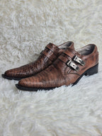 New Rock Snakeskin Low Boots
