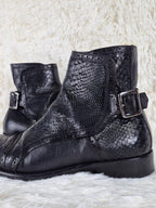Italian Multi-Panel Python Boots