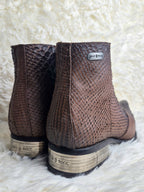 New Rock Steel Heel Python Boots