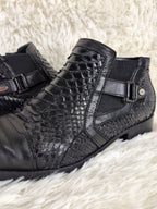 Italian Python Belt Boots
