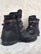 Charmed Black Leather Boots