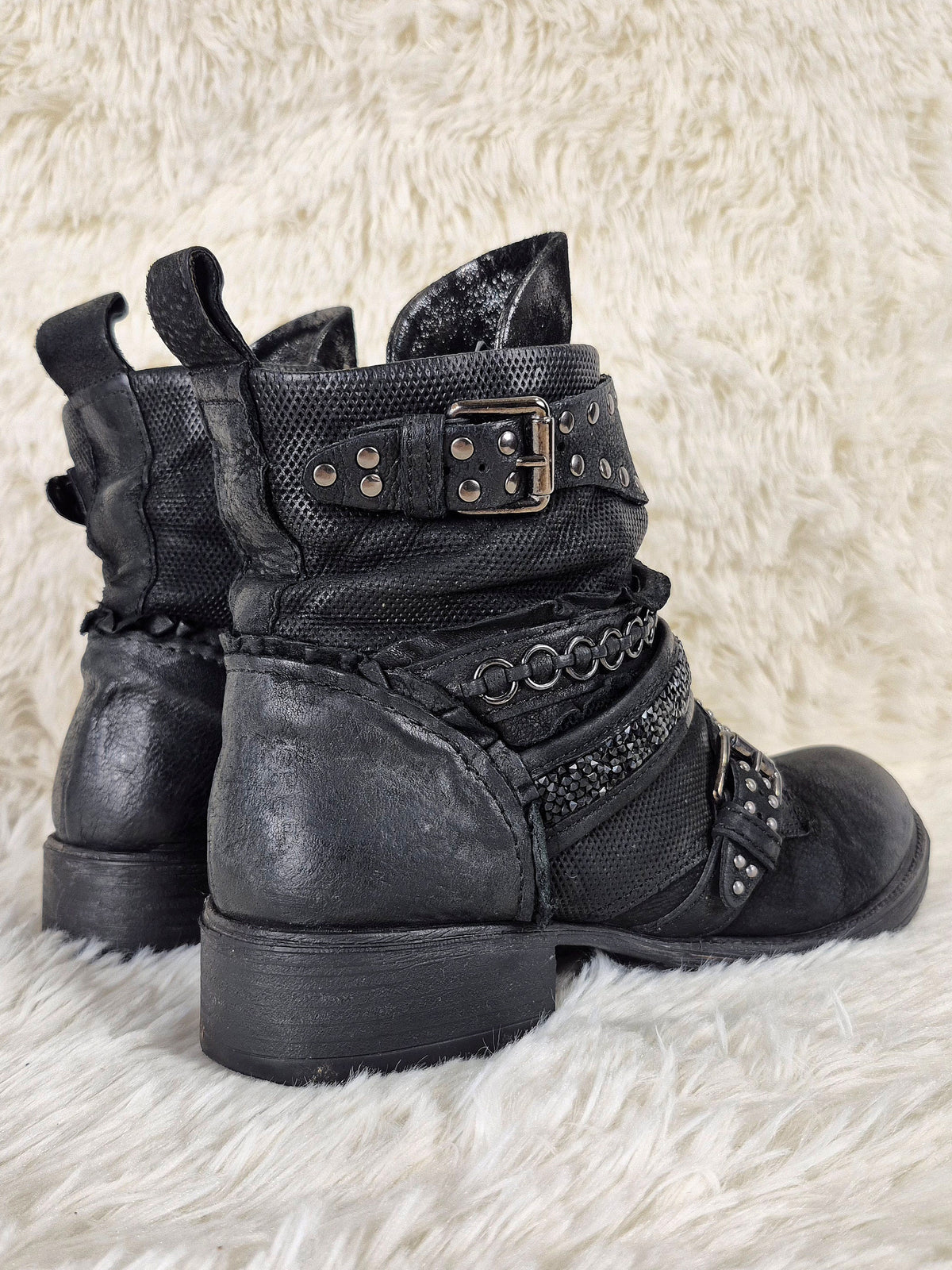 Mjus Silver Charmed Boots