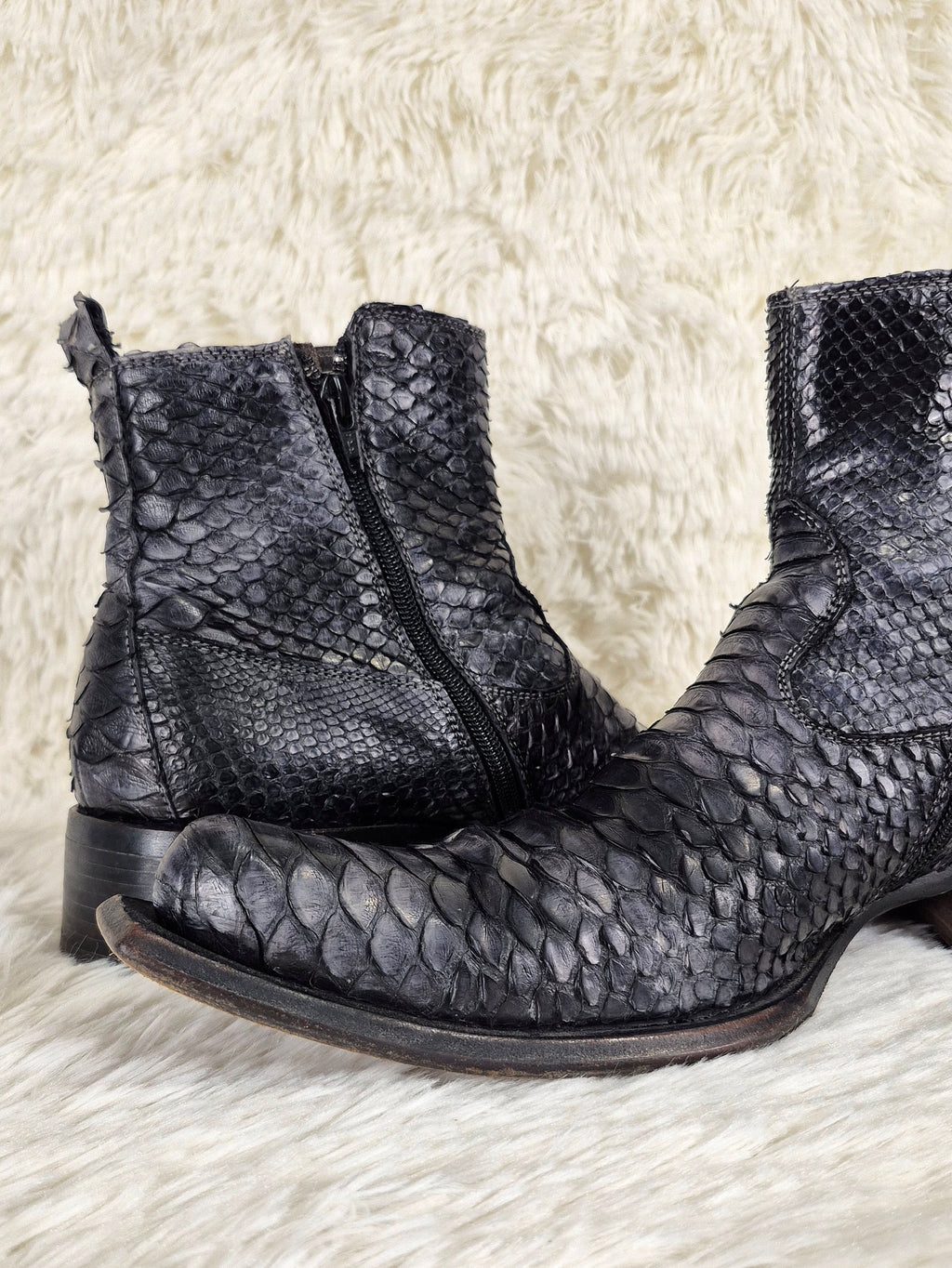 Italian Python Boots